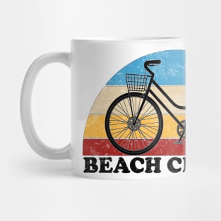 Beach Cruiser Bike Vintage Colors Mug